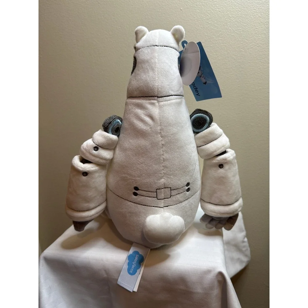 Salesforce Agentforce Agent Codey the Bear Plush Robot Mascot White Blue 14